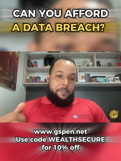 A data breach could be the difference between success and failure in your business. That's why it's so important to learn about and implement strong cybersecurity. Join me at the GSPEN Cybersecurity and Data Privacy VirtuaI Summit on Feb 2-5 to learn more! Go to gpsen.net and use code WEALTHSECURE for 10% off! #cybersecurity #data #business