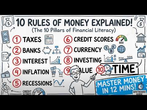 The 10 Pillars of Financial Literacy: Master Your Money in 12 Minutes