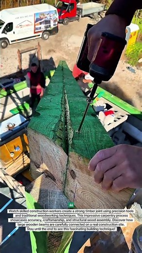 Amazing Timber Joinery Technique Revealed #Woodworking #Construction #Carpentry