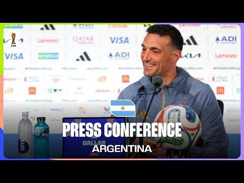 Argentina On Playing Jordan | Lionel Scaloni Takes Questions