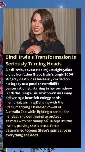 Bindi Irwin's Transformation Is Seriously Turning Heads#shorts