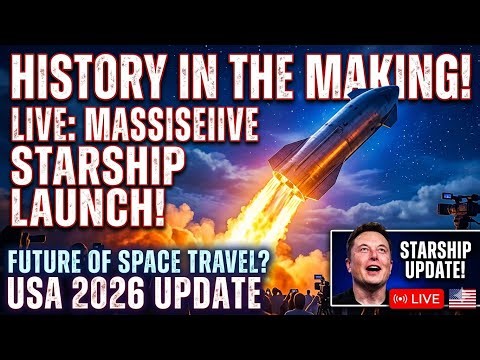 SpaceX Rocket Launch LIVE: History in the Making 🚀 Massive Starship Update, Full Mission Breakdown