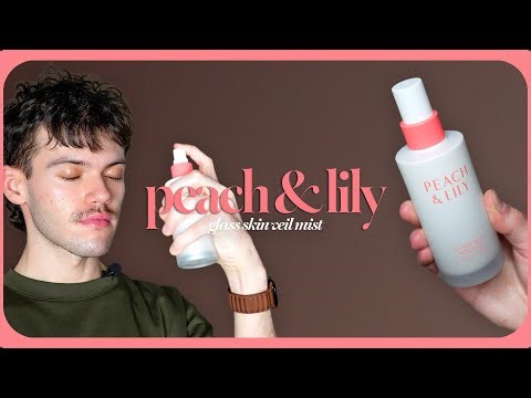 peach and lily glass skin veil mist | trial + review