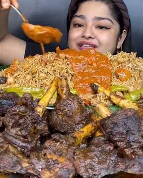 mutton with rice ‪@MaddyEats‬ eating mukbang #eatingsounds #foodasmr #mukbang #eatingasmr