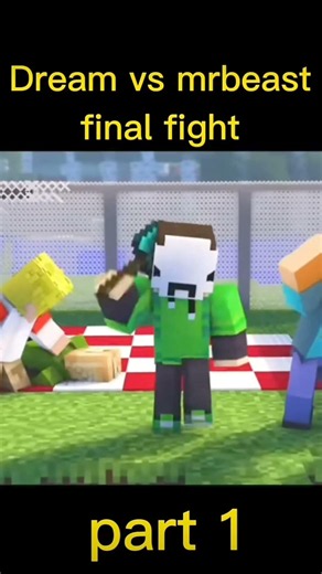 dream vs Mr beast #minecraft