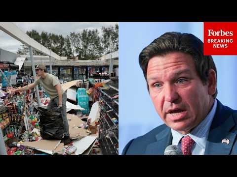 JUST IN: Florida Gov. Ron DeSantis Holds Press Conference On State's Response To Hurricane Isaias