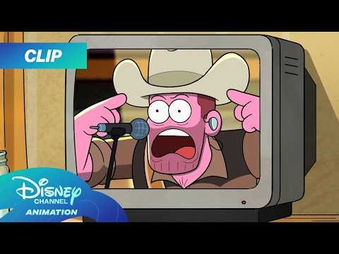 Luke Combs Performs as Rusty Twang | Big City Greens | Disney Channel