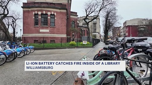 FDNY called to battery fire inside Williamsburg library