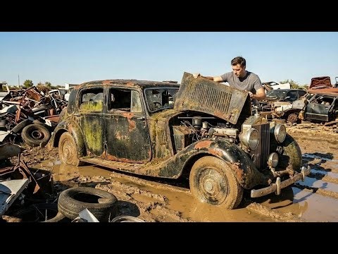 ASMR Car Restoration | 1935 Rolls-Royce Phantom II Full Restoration From Rust to Showroom Classic
