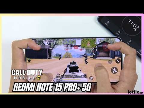 Xiaomi Redmi Note 15 Pro Plus 5G Call of Duty Mobile Gaming Test CODM