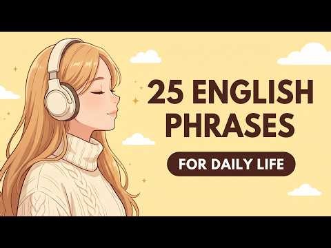25 Daily Life English Phrases for Speaking Fluently | English Learning Podcast | Listening Practice