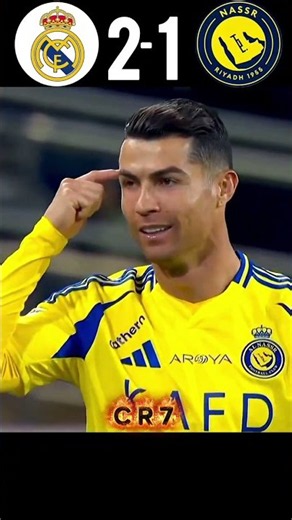 Real madrid 🆚️ Al Nasser Match highlights Ronaldo show🥶😱#shotrs #football