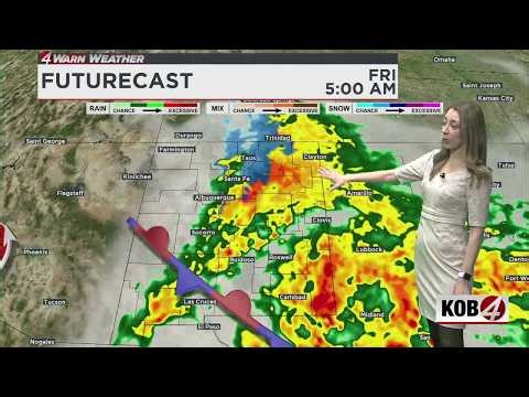 A look at the next weather system moving into New Mexico