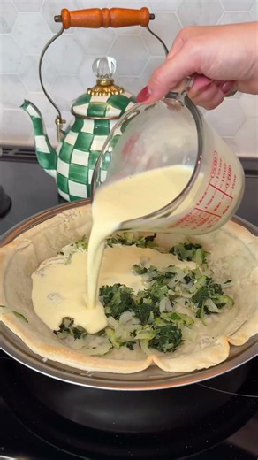 Spinach & Zucchini Quiche