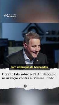 Derrite fala sobre o PL Antifacção