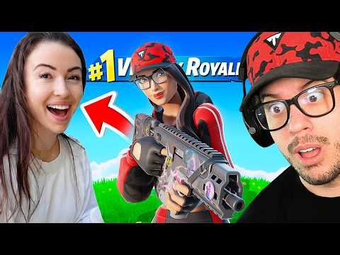Winning With MY WIFE'S FORTNITE SKIN! (Typical Gamer)