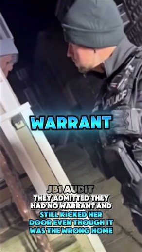 They admitted they had no search warrant but still kicked her door in #shorts #policeofficers #cops