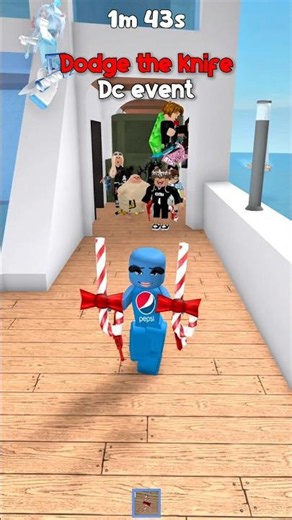 Dodge The Knife 🔪🥺 || #roblox #mm2 #murdermystery2 #trending