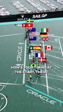 It's not just racing the F50s next to you, it's racing your own limits in #SailGP ⛵️ #sailing