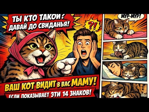14 признаков, что кот вас ОБОЖАЕТ (а не просто терпит)