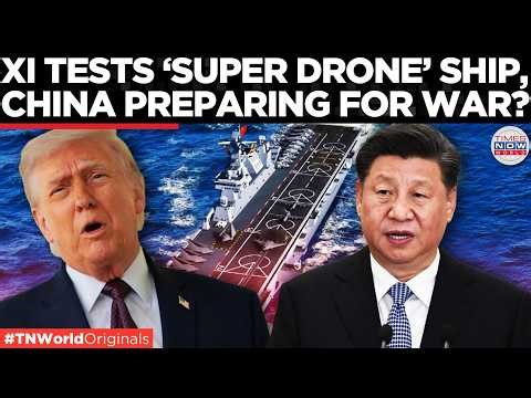 CHINA VS WEST: China Tests the Deadly New Drone Carrier Type 076 Sichuan In South China Sea