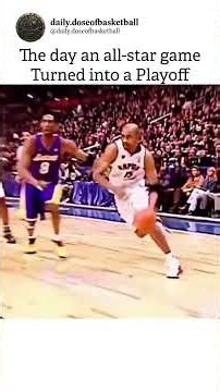 The 2001 NBA All-Star Game wasn't supposed to be this competitive.. #nbaedit #nba #basketballshorts