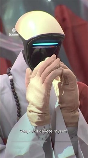 Humanoid robot becomes Buddhist monk in South Korea