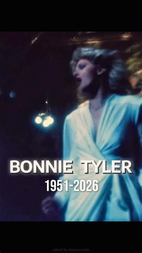 Bonnie Tyler sadly passed away #RIP 1951-2026 #totaleclipseoftheheart #music #holdingoutforahero