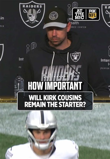 Who should be the starter for the 3-4 Raiders at this point in the season, Kirk Cousins or Fernando Mendoza? #raiders #nfl #fernandomendoza #football #vegas