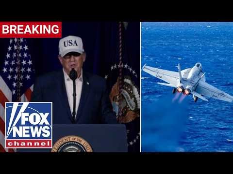 'Bombs will be dropping EVERYWHERE': Trump addresses strikes on Iran