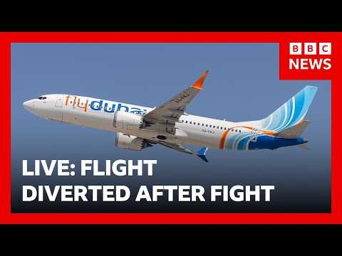 LIVE: Israel-bound flight lands in Saudi Arabia after reported stabbing in cockpit | BBC News