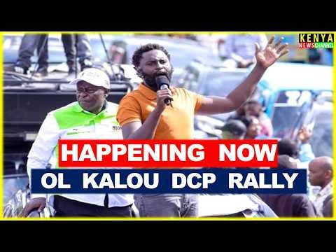 LIVE - Final Rally of Gachagua DCP Party in Ol Kalou By-election led by Senator Methu