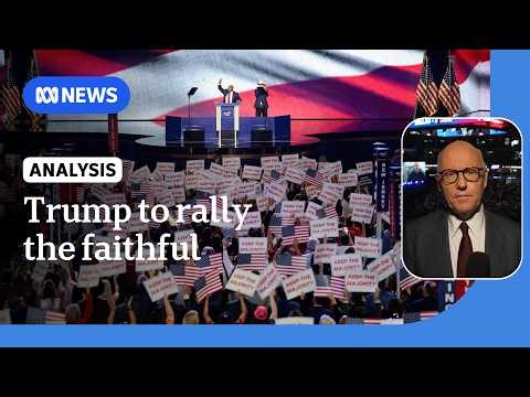 Donald Trump to rally the faithful as poll numbers sink | ABC NEWS