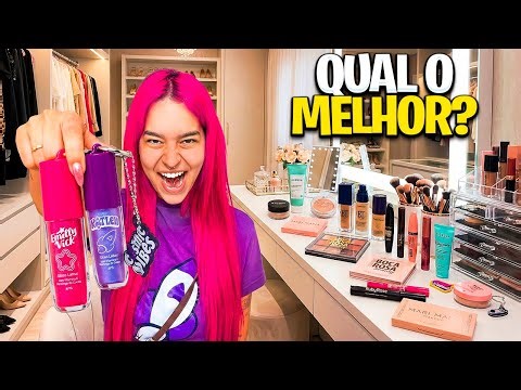 JULGANDO MAQUIAGENS DE FAMOSOS *novo lançamento