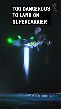 Why F-35B Cannot Land on Supercarriers
