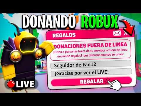 DONANDO ROBUX EN PLS DONATE - DIRECTO