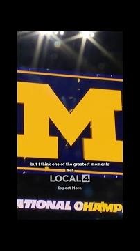 Fans celebrate Michigan win in NCAA championship