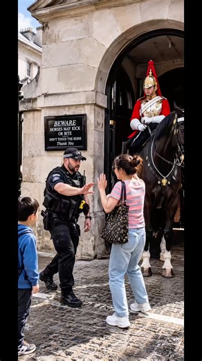 Royal Guard Alert 🚨 She Walked Straight Into The Restricted Area