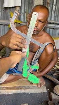 Steel Ruler to Hexa Blade Frame! Amazing Craftsmanship That Will Blow Your Mind! 😲🔧