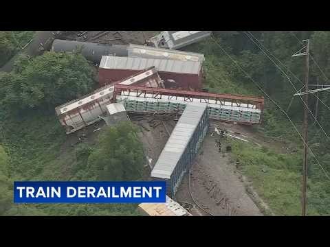 More than a dozen freight train cars derail in Pa. | What we know