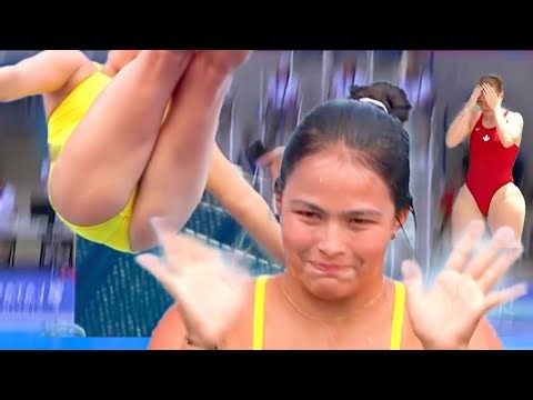 Epic🧡 Moments Diving Ana Ricci🤯😱 Ingrid & Laura Dive 10m PLATAFORM Amazing Moment in WOMEN'S Diving 