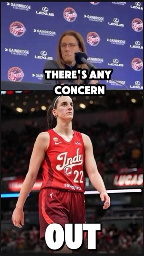 Stephanie White Speaks on Caitlin Clark Injury 🚨 #caitlinclark #wnba #shorts