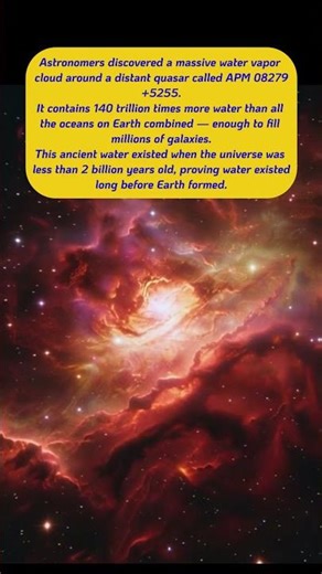 🔥The Largest Water Reservoir Ever Found — 140 Trillion Times Earth’s Oceans 😱