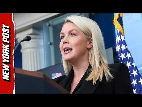 Karoline Leavitt Returns For WH Correspondents' Dinner Briefing Before Maternity Leave