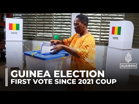 Guinea votes in first polls since 2021 coup, military leader likely to win