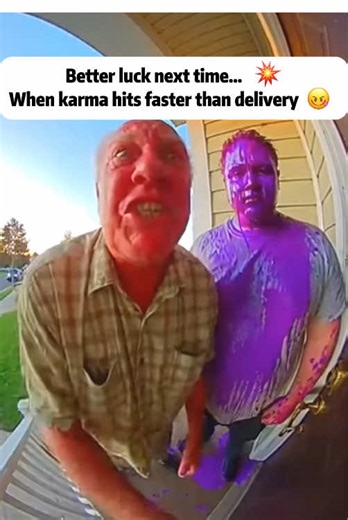 Porch exploding package box, prank 😁#porchpiratecaught #glitter #prank #ringdoorbell #package