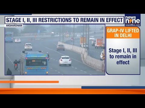 Delhi-NCR Air Quality Improves, AQI Drops To ‘Poor’; GRAP-IV Restrictions Lifted | News9