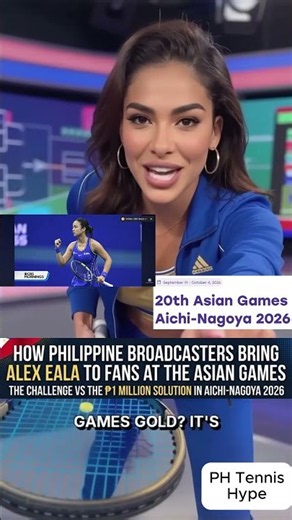 Watching Alex Eala in Asian Games chase Gold Medal proved to be challenging! #alexeala