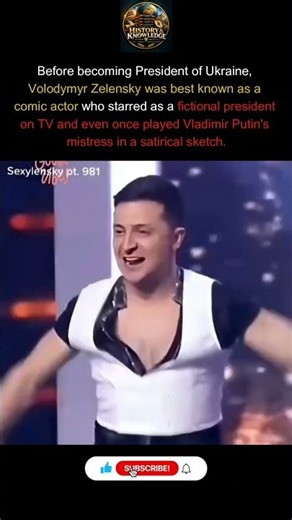 Before He Was President Zelensky Was Playing Presidents #shorts #zelensky #comedy