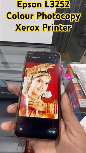 Epson L3252 L3210 L3250 Colour Photocopy Xerox Printer#epson #service #printersupportsoftware